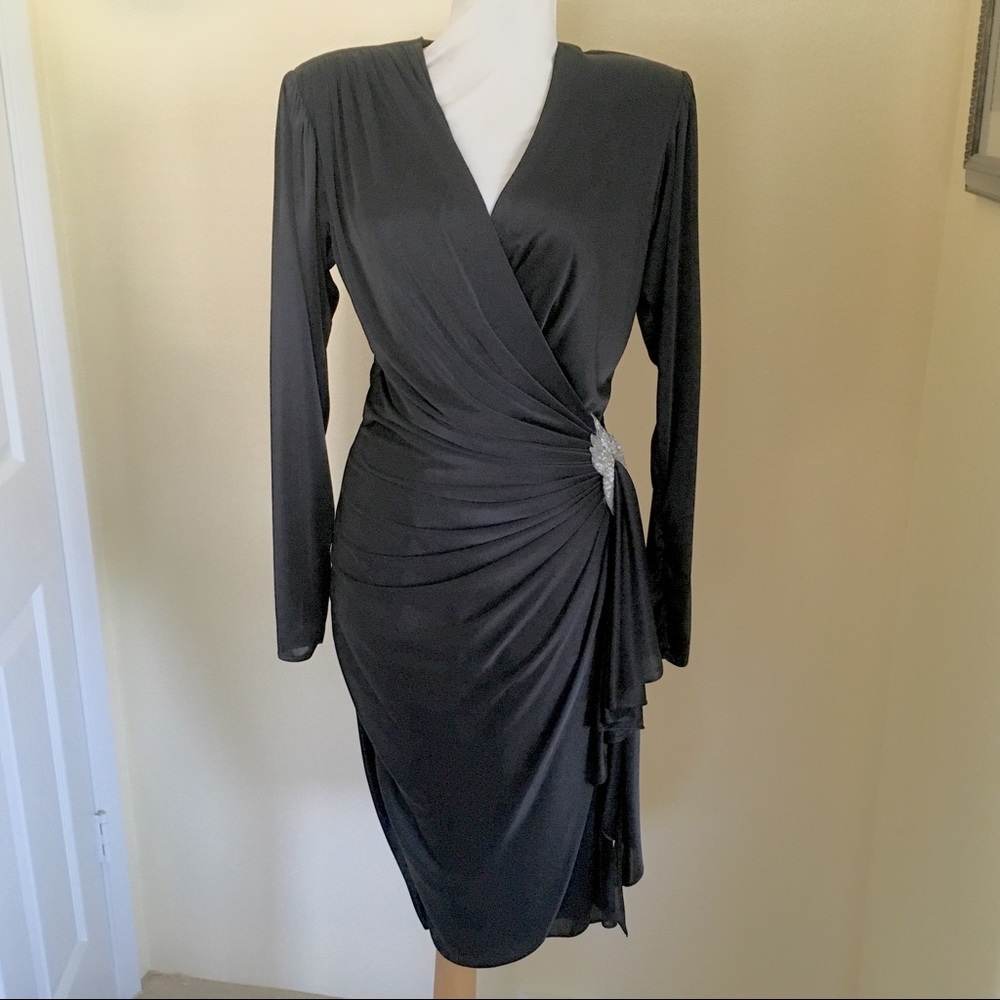 Draped Vintage Dress Very Sexy